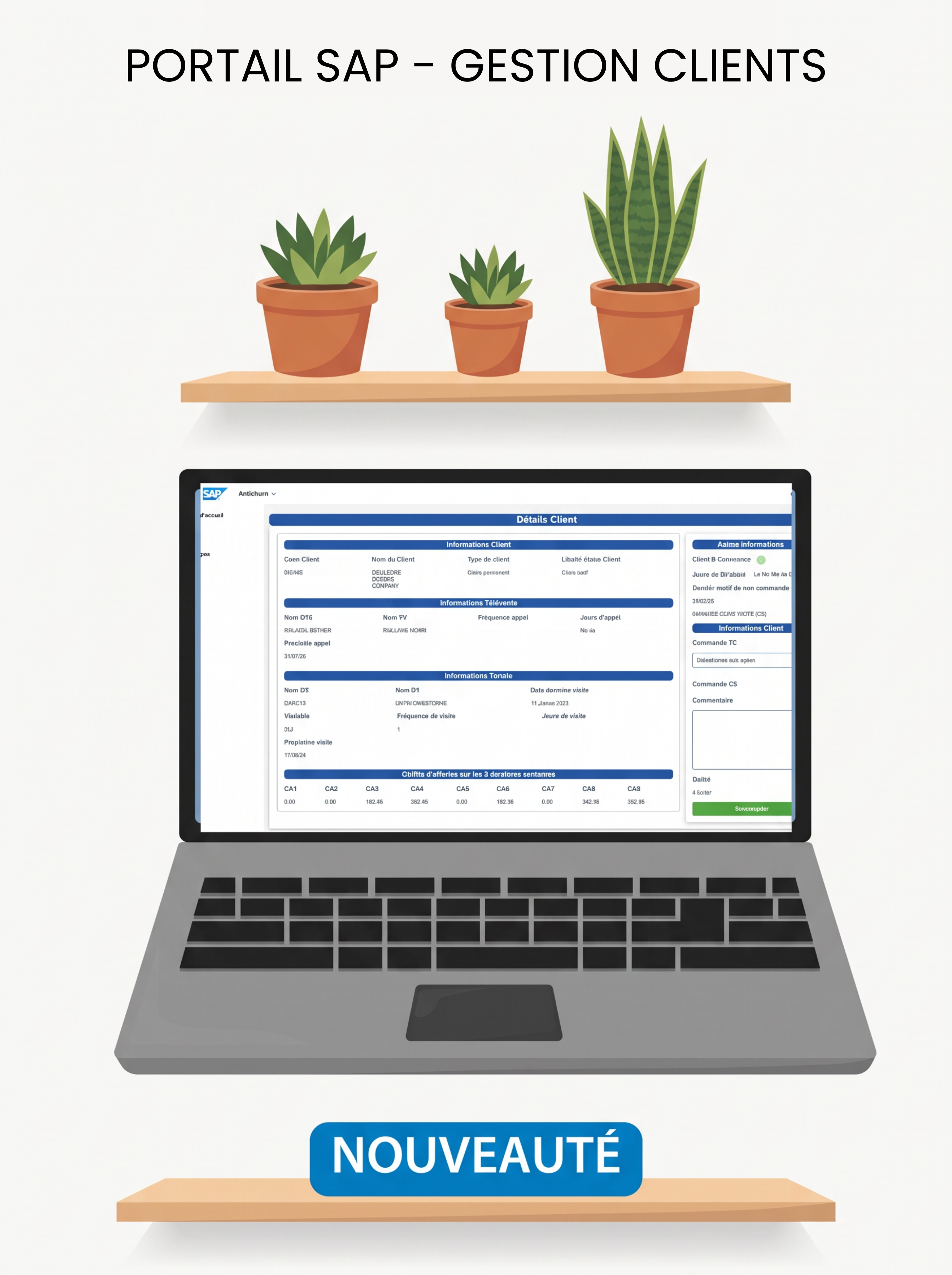 PORTAIL SAP - GESTION CLIENTS